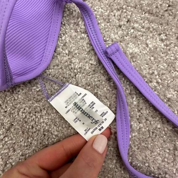 Summerful triangle bikini top M - Picture 3 of 3